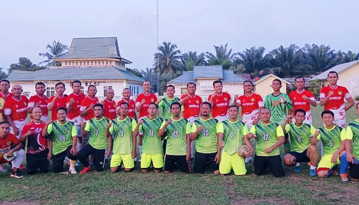 Pimpinan Forkopimda Berbagi Gol Lawan Kemenag Sergai