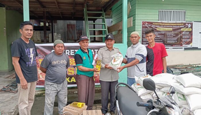 ADC Sumbang Beras 1 Ton Korban Kebakaran Sinabang