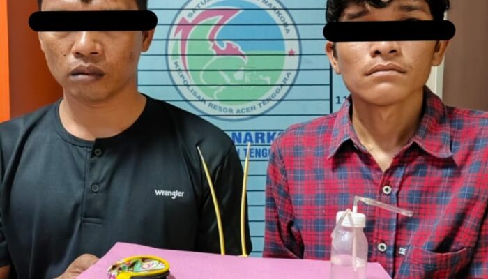 Polisi Ringkus Dua Tersangka Pengedar Sabu Di Agara
