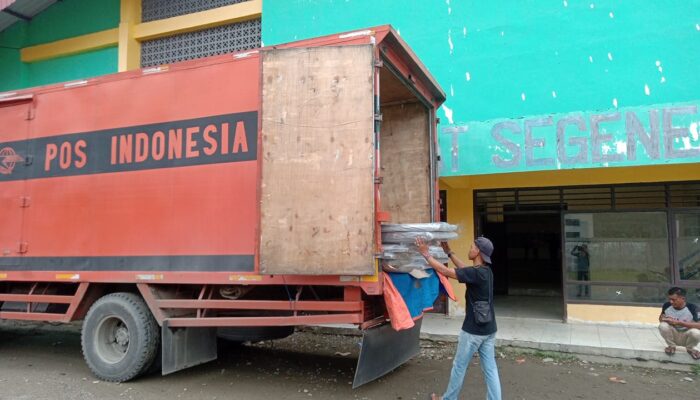 KIP Agara Terima Pengiriman Logistik Pemilu 2024