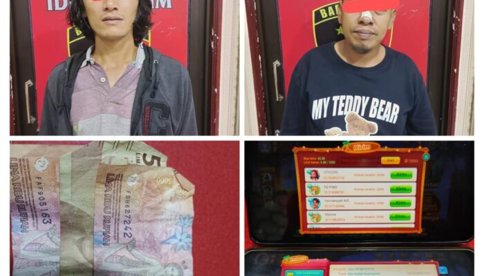 Terlibat Judi Online, Dua Pria Ditangkap Polisi