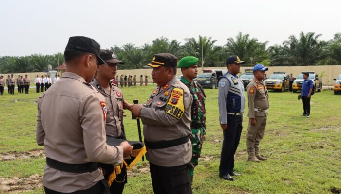 Polres Palas Gelar Apel Pasukan Operasi Mantap Brata Toba