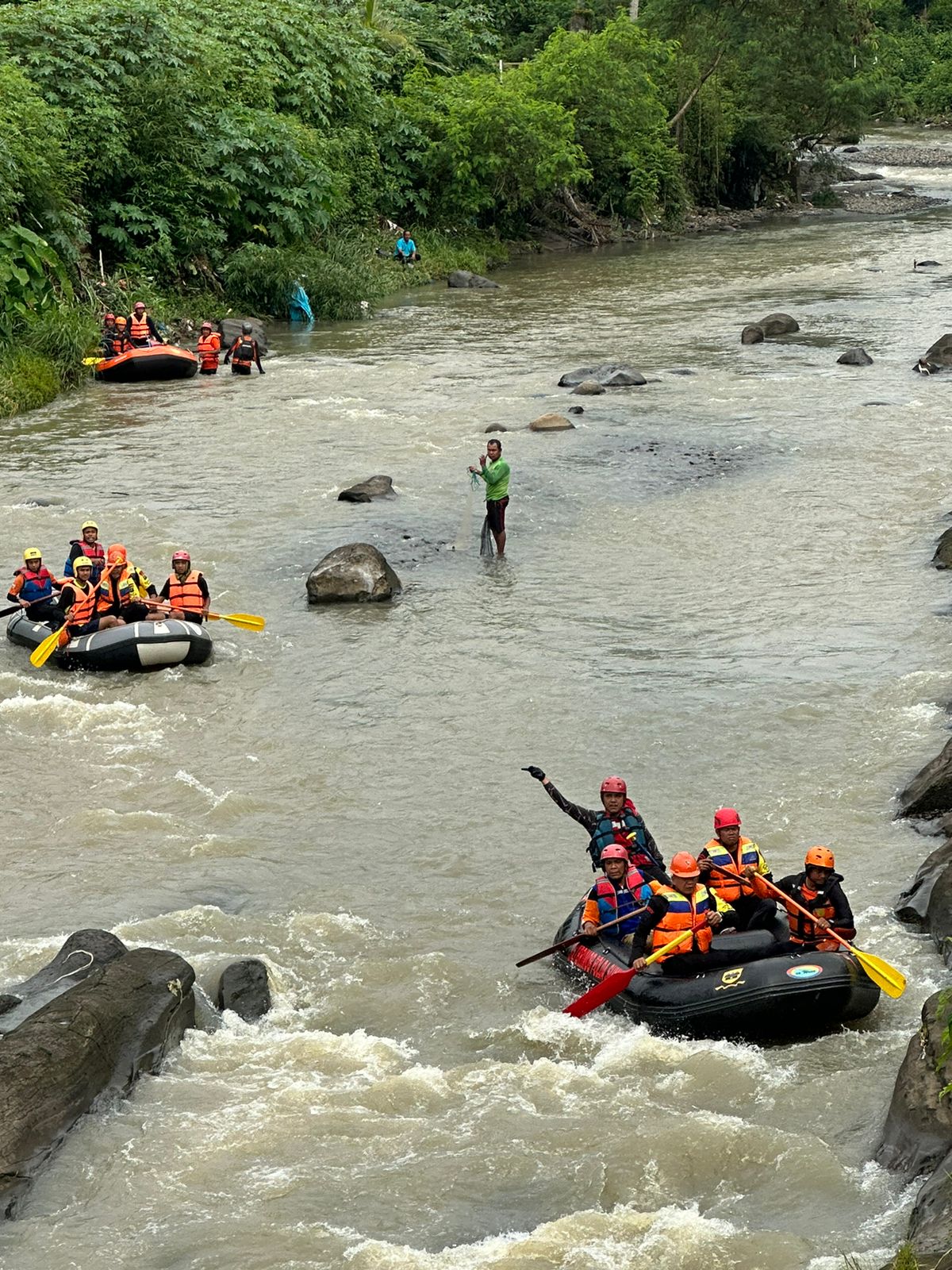 2 Anak Hanyut Di Sidimpuan Belum Ditemukan