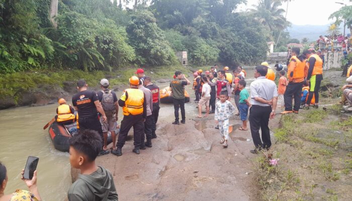 2 Anak Hanyut Di Sidimpuan Belum Ditemukan