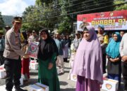 Kapolres Aceh Tengah Bagikan 100 Paket Sembako