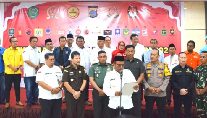 Deklarasi Pemilu Damai Di Padangsidimpuan, Letnan: Ciptakan Pemilu Berkualitas