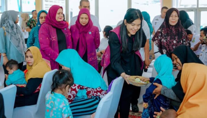 TP PKK Kota Medan Bantu Peningkatan Gizi 37 Anak Stunting Di Medan Marelan