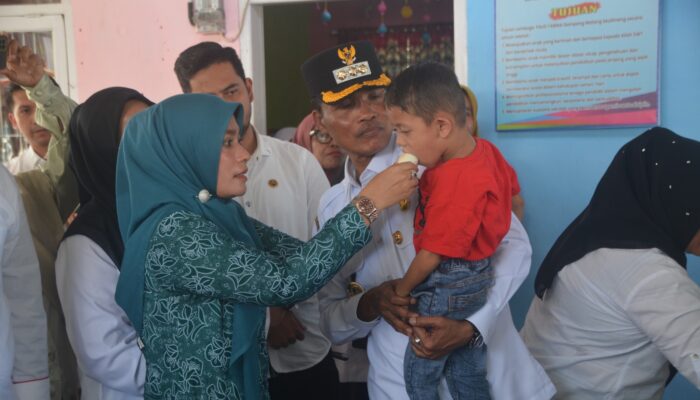 Syaridin Tinjau Penanganan Stunting Di Lima Gampong
