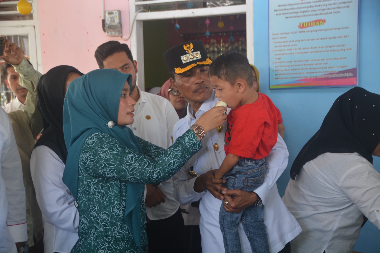 Syaridin Tinjau Penanganan Stunting Di Lima Gampong