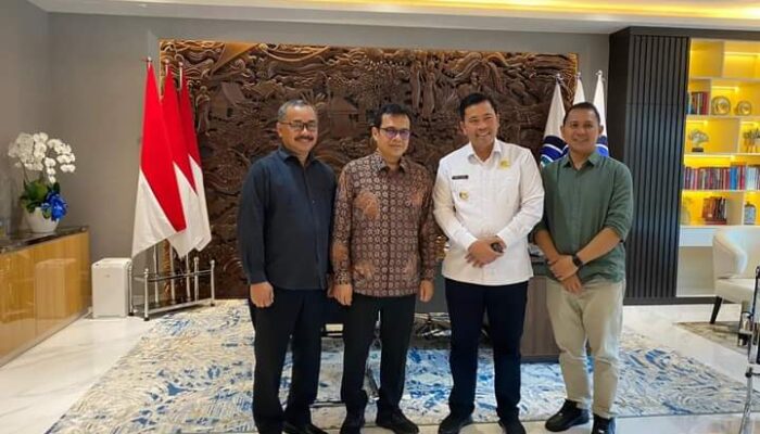 Pj.Bupati dan Kominfo Bener Meriah Temui Wamen Kominfo RI