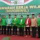 PLT Ketua Umum Dewan Pimpinan Pusat (DPP) Partai Persatuan Pembangunan (PPP), H.Muhammad Mardiono membuka secara resmi pelaksanaan Musyawarah Kerja Wilayah (Mukerwil) PPP Sumatera Utara di Hotel Madani Medan, Jumat (13/10/2023). Waspada/Ist