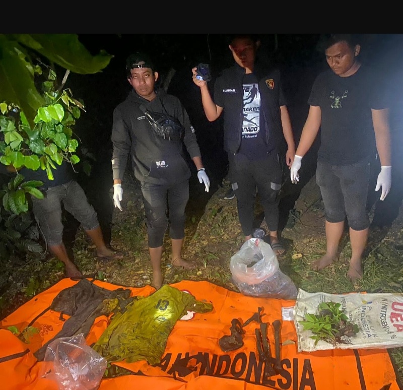 Di Aceh Besar, Kerangka Manusia Ditemukan Dicor