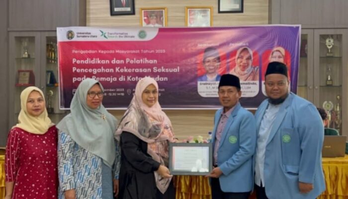 LPPM USU Dukung Tim Pengabdian Skema Mono Cegah Kekerasan Seksual Pada Remaja