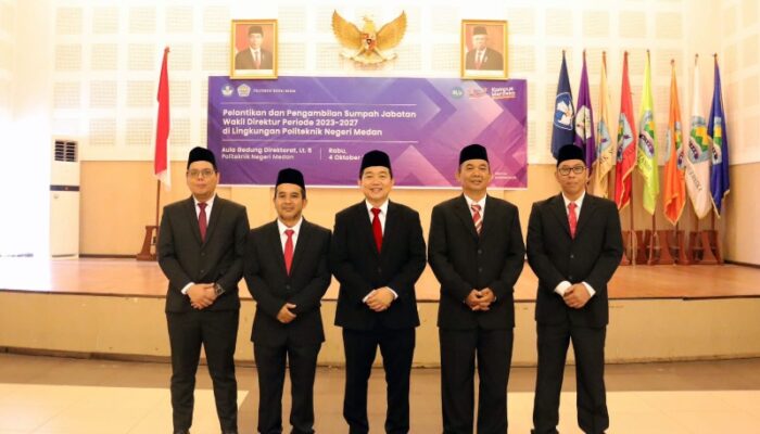 Wakil Direktur Polmed Periode 2023 -2027 Dilantik