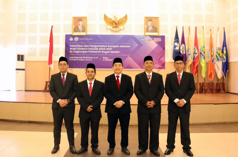 Wakil Direktur Polmed Periode 2023 -2027 Dilantik