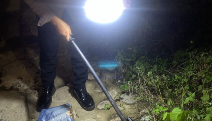 Tim Patroli Perintis Polrestabes Medan Temukan 2 Kg Ganja Di Pinggir Kanal