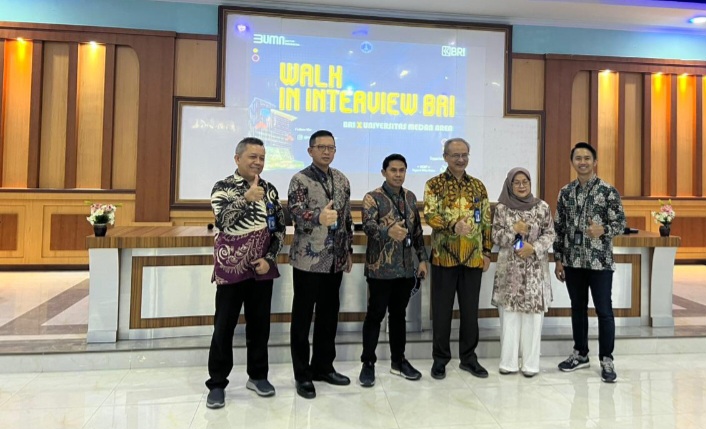 BRI RO Medan Gelar Walk In Interview Di Kampus UMA