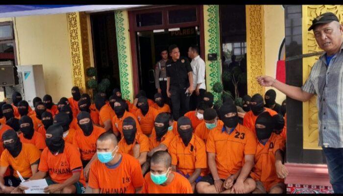 Selama 2 Pekan, Polres Pelabuhan Belawan Tangkap 27 Pelaku Tindak Pidana