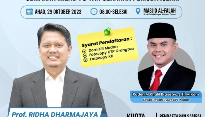 GPI Sumut, GGSI Dan BKM Al Falah Kolaborasi Adakan Khitanan Massal