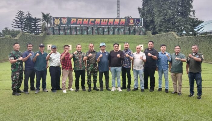 Batalyon 469 Kopasgat Jalin Silaturahmi Bersama Wartawan dan PWI Sumut