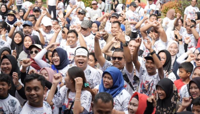 Peringati Harhubnas 2023, Seribuan Peserta Ikuti Gerak Jalan Santai
