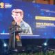 DEPUTY Director Of Environment Office USAID Indonesia , Mark Newton saat memberikan sambutan pada pembukaan Lokal Media Summit 2023 di Jakarta pada Rabu (11/10). Waspada/Ist