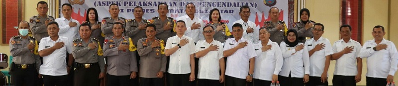 Itwasda Poldasu Audit Kinerja Tahap II Polres P.Siantar