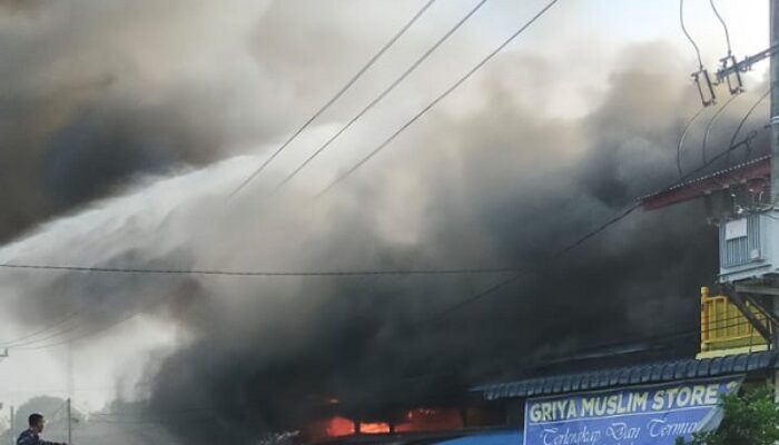 Simeulue Kembali Dilanda Kebakaran, 9 Ruko Ludes, 5 Rusak