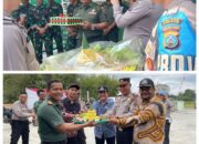 DALAM rangkaian HUT Ke-78 TNI, Uspika Doloksangul-Pollung memberikan kue ultah dan tumpeng ke Danramil/05 Doloksanggul. Uspika Lintongnihuta-Paranginan memberi kue ultah dan tumpeng ke Danramil 07/Lintongnihuta. Waspada/Ist