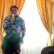 Kaban Kesbangpol Kota Langsa, Zulhadisyah saat membuka sosialisasi pendidikan politik bagi kandidat Calon Legislatif (Caleg) dari partai Nasional dan partai lokal pada Pemilu serentak tahun 2024, di Aula Kesbangpol Langsa, Kamis (5/10). Waspada/Rapian.