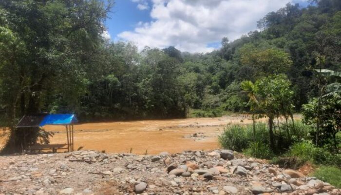 Galian C Di Linggabayu “Hancurkan”Sungai Batangnatal, Pakai 2 Ekskavator