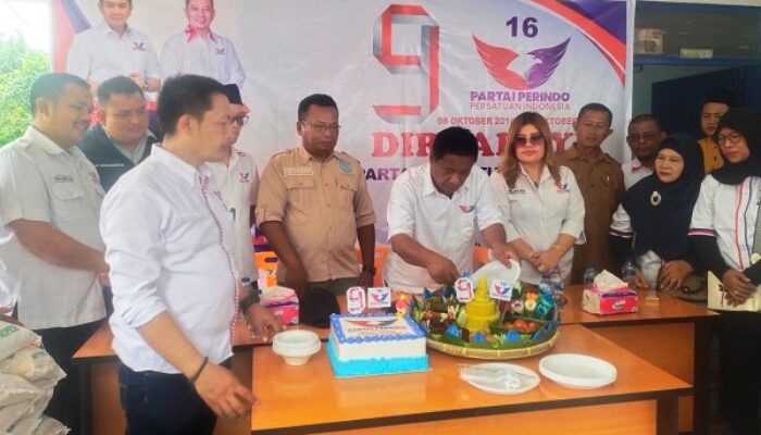 HUT Perindo, Gunung Siagian Imbau Bacaleg Jaga Kekompakan Raih Kemenangan