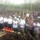 PLT Gubernur Sumatera Utara, Hasanuddin, secara simbolik melakukan gerakan penanaman pohon mangrove di Desa Lubuk Kertang, Kec. Brandan Barat, Langkat. Waspada/Asrirrais
