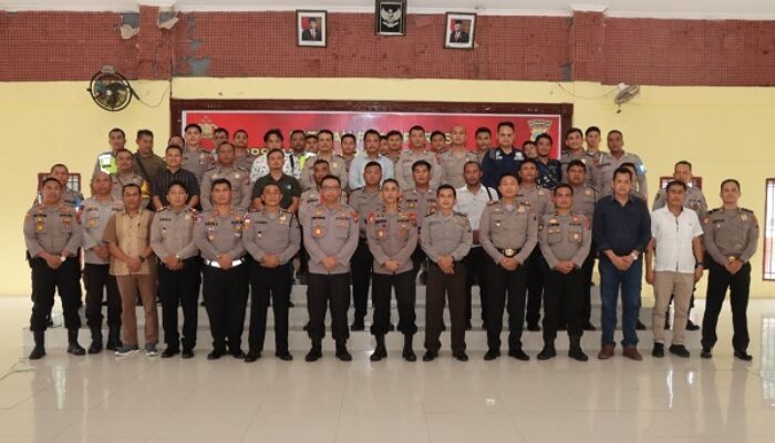 Polres Nisel Gelar Latihan Pra Ops Mantap Brata Toba 2023-2024