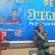 Anggota DPR RI Muslim SH, MM ketika menghadiri kegiatan pelatihan jurnalistik yang diselenggarakan PPWI di Hotel Diana Kota Lhokseumawe, Jumat (13/10). Waspada/Zainuddin. Abdullah