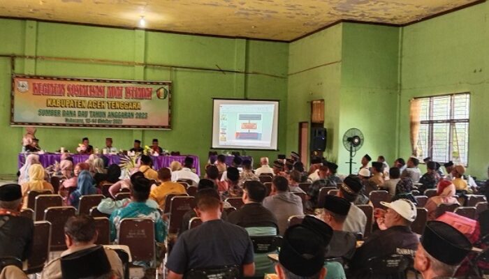 Imum Mukim Dan Pemangku Adat Kute Ikuti Sosialisasi Adat Suku Alas