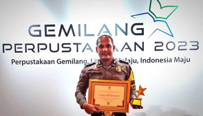 Kapolres Sibolga Apresiasi Anggotanya Dapat Penghargaan Nugraha Jasa Dharma Pustaloka