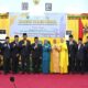 Pj. Wali Kota Padangsidimpuan Letnan Dalimunthe (9 kiri) foto bersama dengan pimpinan dan anggota DPRD Padangsidimpuan usai Sidang Paripurna Istimewa dalam rangka memperingati Hari Jadi ke-22 Kota Padangsidimpuan tahun 2023, di Aula Kantor DPRD, Jl.Sudirman, Padangsidimpuan, Senin (16/10). Waspada/ist.