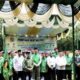 Ketua DPC PPP Deliserdang, Dr Misnan Aljawi, Ketua DPW PPP Sumut Jafaruddin Harahap, Ketua DPP PPP Hilman Ismail dan lainnya saat berfoto bersama. (Waspada/ist).