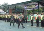 Dandim Aceh Tamiang Pimpin Apel Gelar Pasukan Pengamanan Pemilu