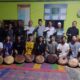 Para peserta melakukan latihan pemantapan di Panggung Disbudparpora Nagan Raya, Rabu (18/10).(Waspada/Muji Burrahman)