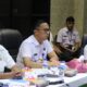 Wali Kota Binjai sedang mengikuti webinar iklim belajar tanpa perundungan. (Waspada/Ist).