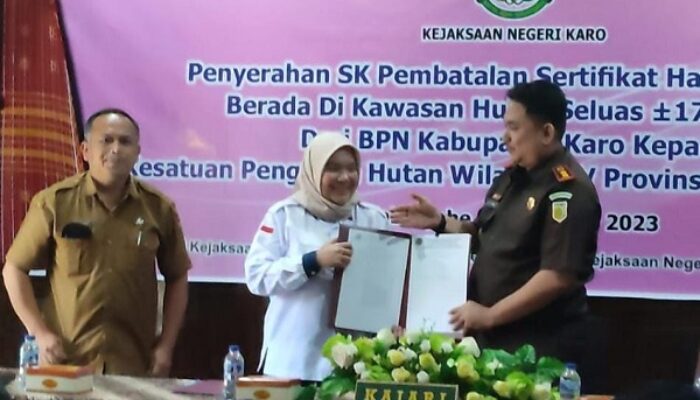 Kejari Karo Fasilitasi Pengembalian Aset Negara Senilai Rp151 Miliar