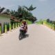 Jembatan penghubung antara Desa Pematang Ganjang menuju Silau Rakyat telah rampung. Waspada/ist