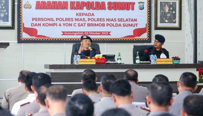 Kapolda Sumut: Berantas Narkoba Dan Sukseskan Pemilu 2024
