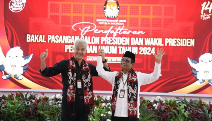 Serahkan Visi Misinya Ke KPU, Ganjar Harap Masyarakat Beri Masukan