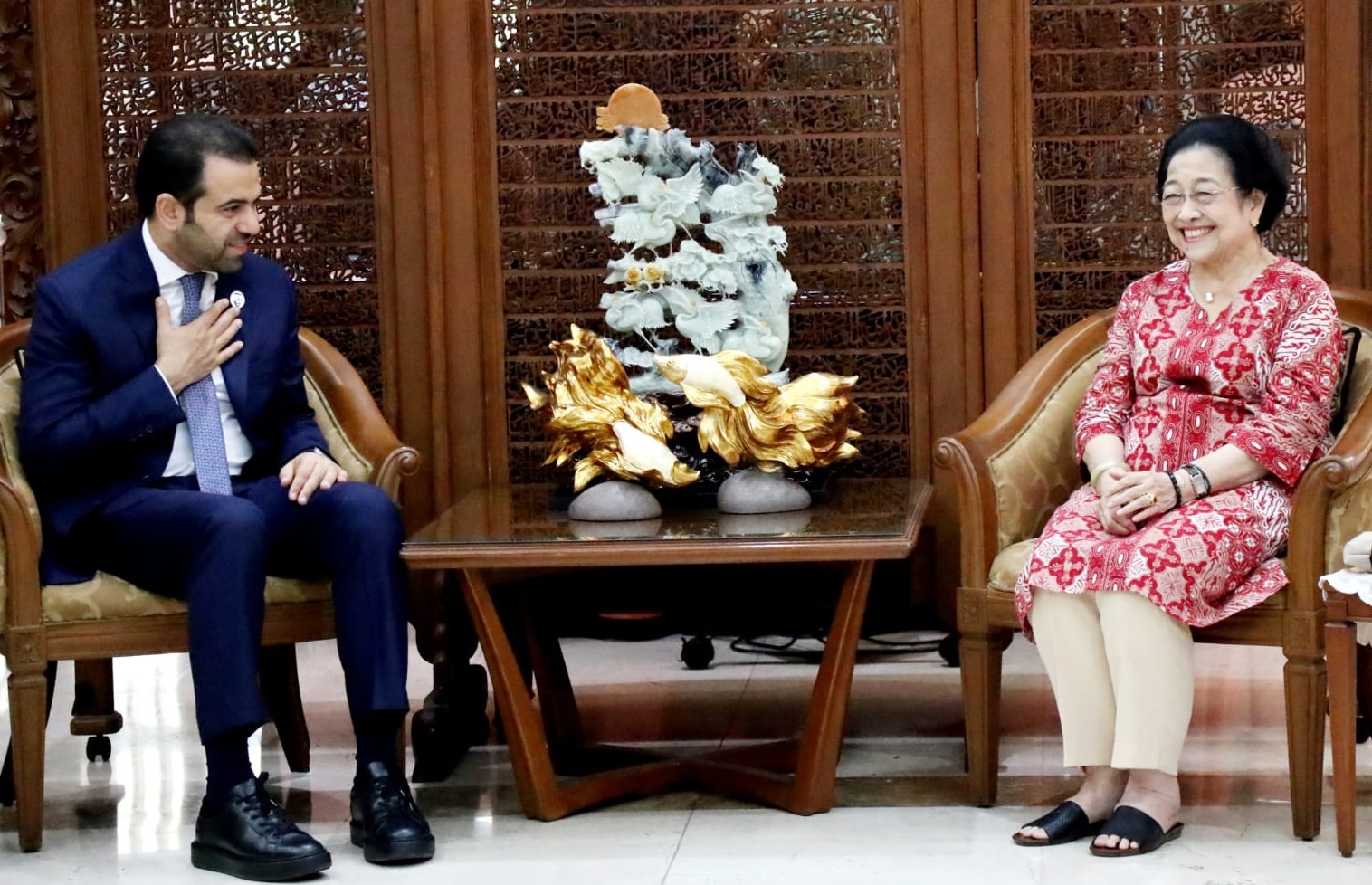 Megawati Terima kunjungan Sekjen Zayed Award