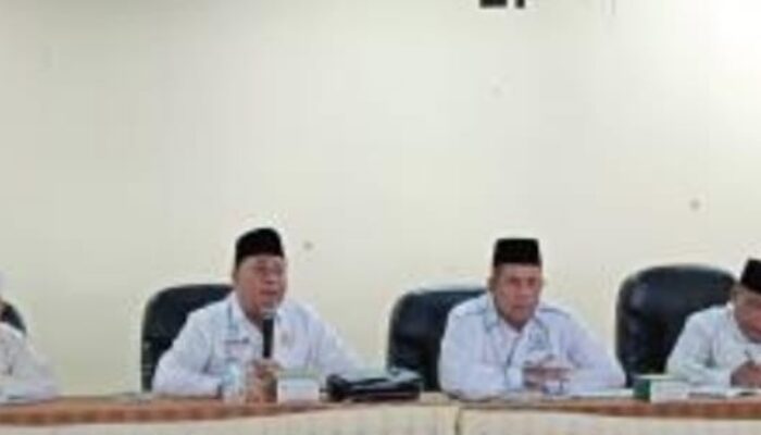 Kakanwil Kemenag Sumut Buka Rakor FK KBIHU Sumut