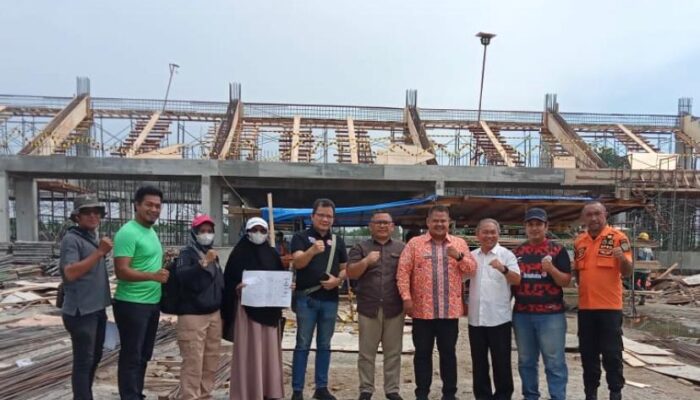 Pembangunan Gor Voli Sumut Sudah 30 Persen