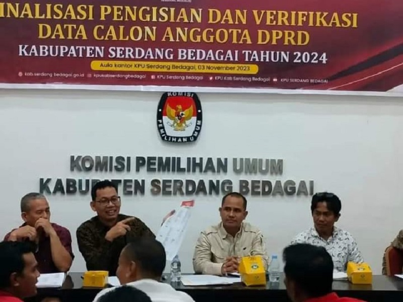 Kades Aktif Terdaftar Di DCT KPUD Sergai